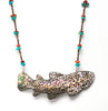 Spotted Fish Reversible Necklace