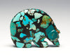 Brianite Turquoise Composite Bear