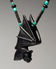 Flying Bat Pendant Necklace