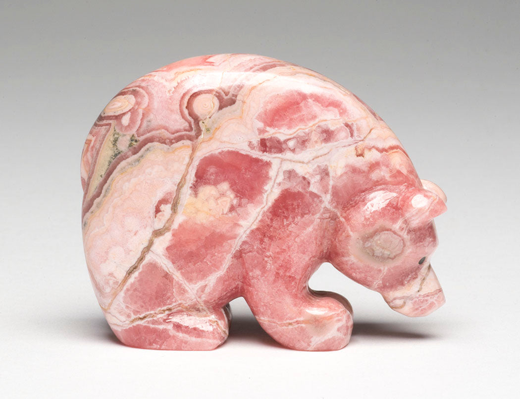 Rhodochrosite Medicine Bear