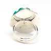 Carved Royston Turquoise Frog Ring
