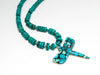 Chinese Turquoise Dragonfly Pendant Necklace