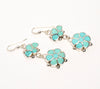 Zuni Flowers Dangle Earrings