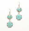 Zuni Flowers Dangle Earrings