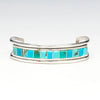Turquoise Channel Inlay Cuff Bracelet