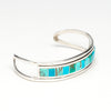 Turquoise Channel Inlay Cuff Bracelet