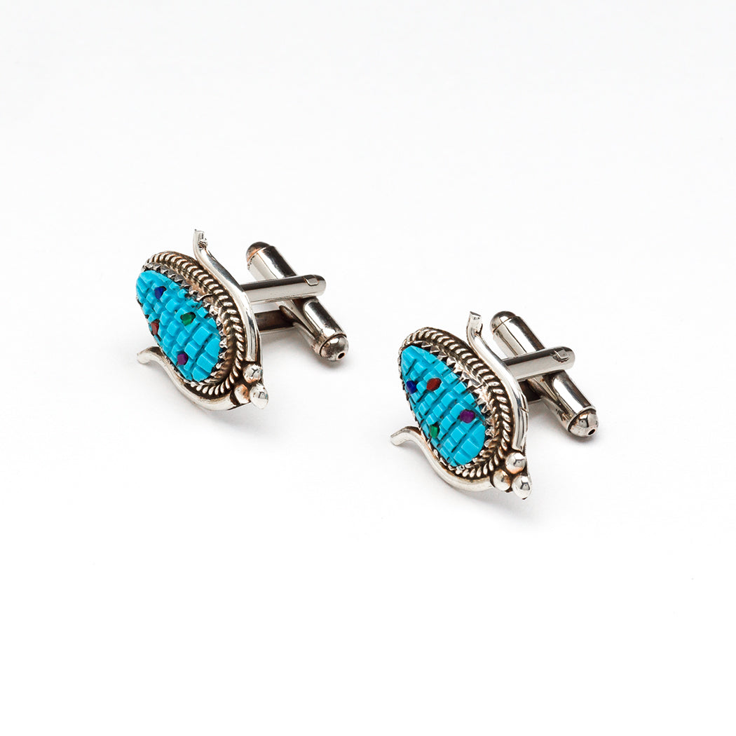 Carved Corn Cuff Links