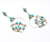 Sleeping Beauty Turquoise Butterfly Earrings