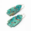 Chrysocolla Corn Maiden Earrings