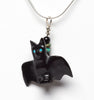 Cavern Bat Pendant Necklace