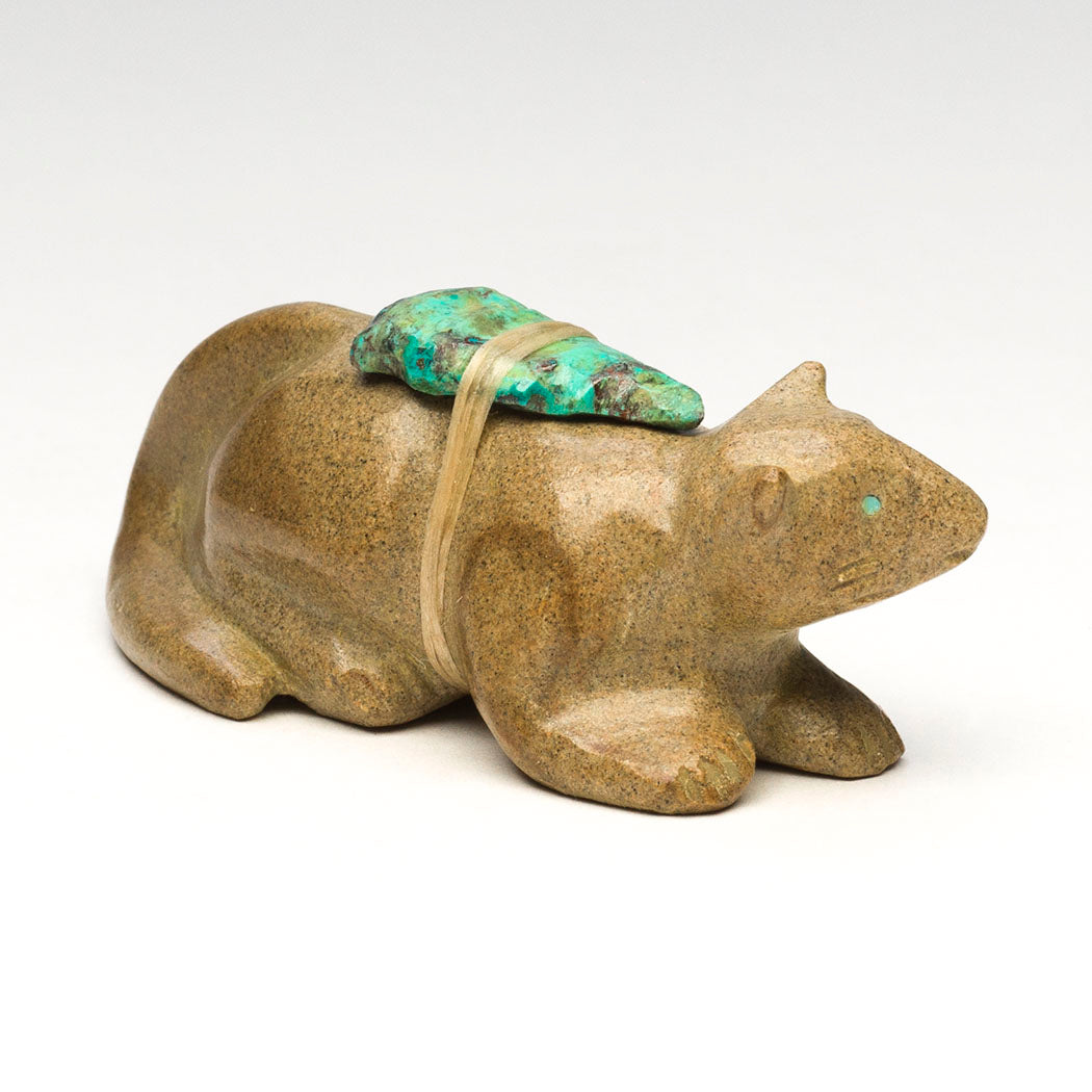 Zuni Travertine Mountain Lion