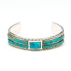 Rich Kingman Turquoise Cuff Bracelet
