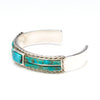 Rich Kingman Turquoise Cuff Bracelet