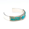 Rich Kingman Turquoise Cuff Bracelet