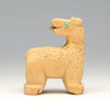 Browsing Giraffe With Turquoise Leaf