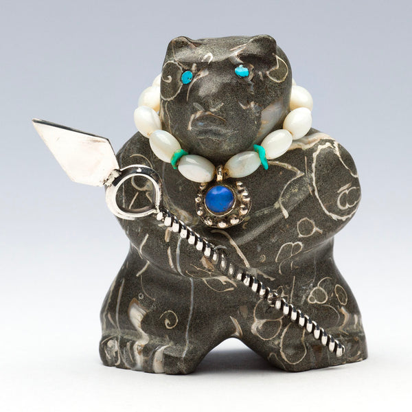 Warrior Bear With Spear