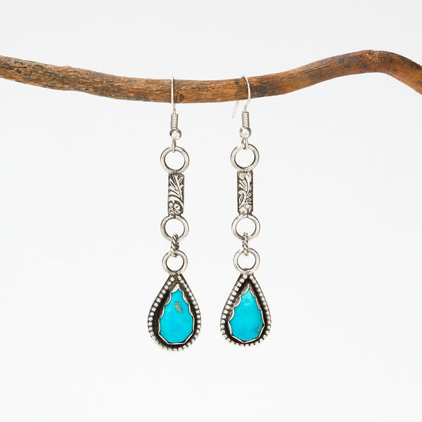 Tropical Getaway Turquoise Earrings