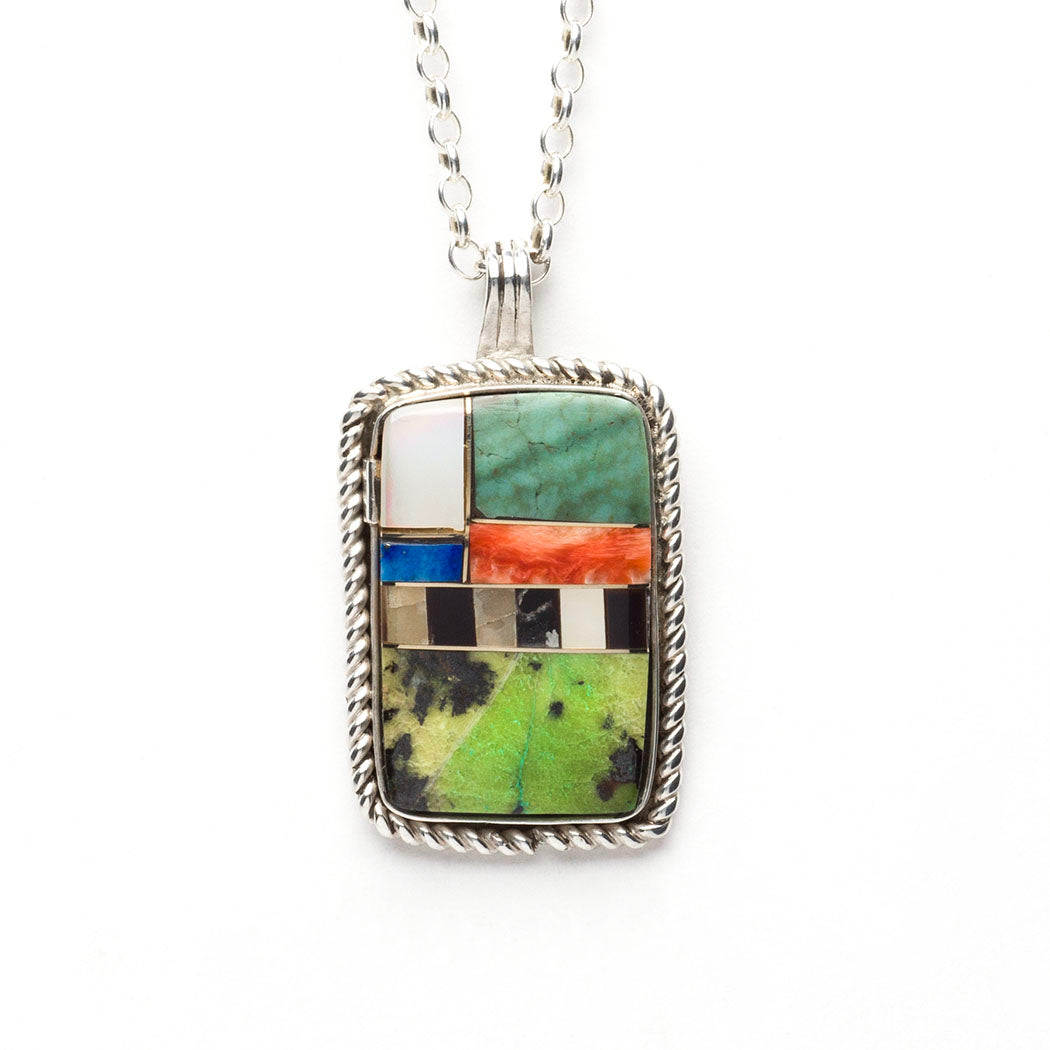 Eye-Catching Mosaic Pendant