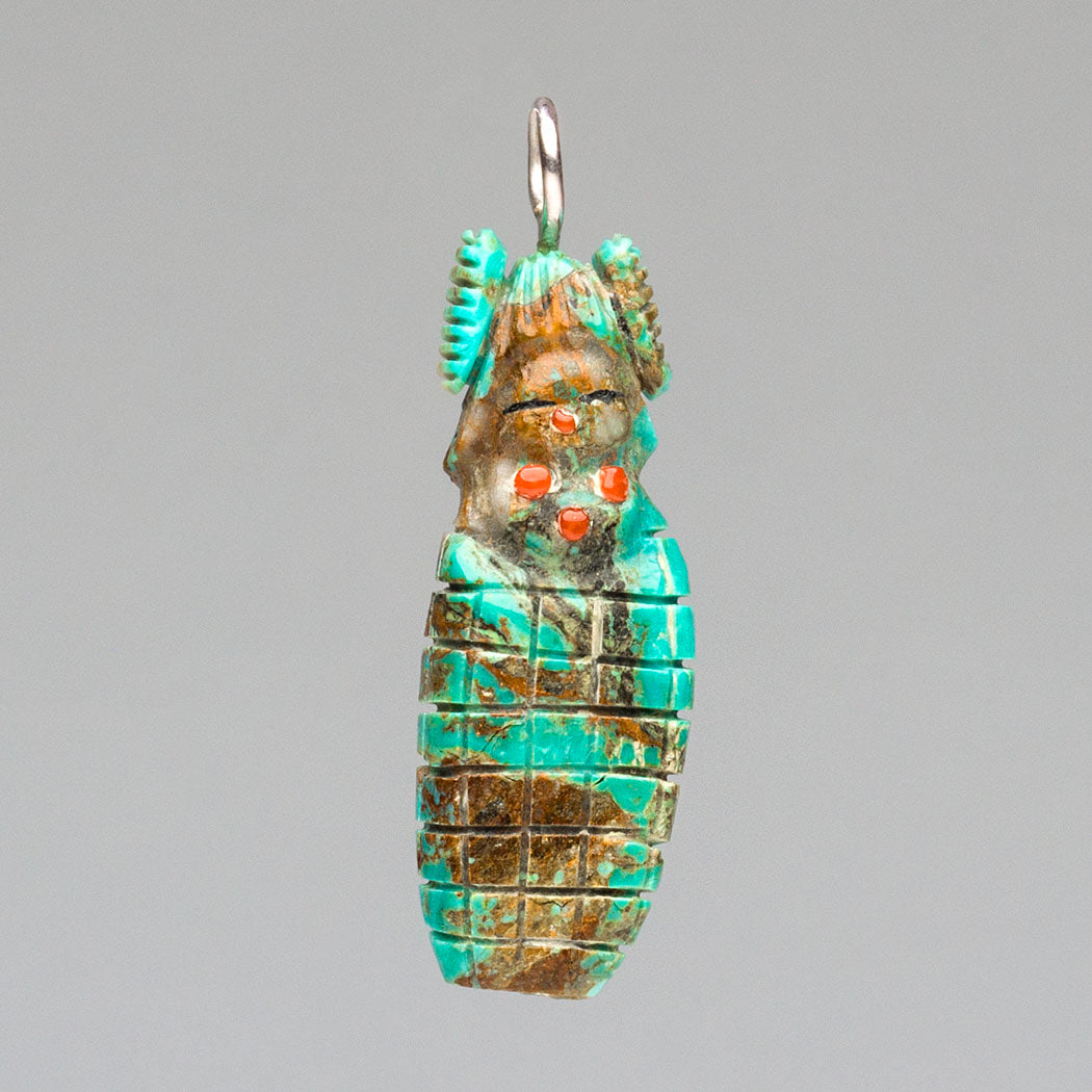 Carved Corn Maiden Pendant