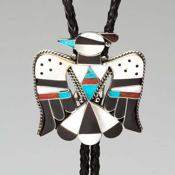 Fabulous Phoenix Bird Bolo Tie