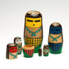 Festive Corn Maiden Nesting Dolls