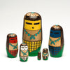 Festive Corn Maiden Nesting Dolls