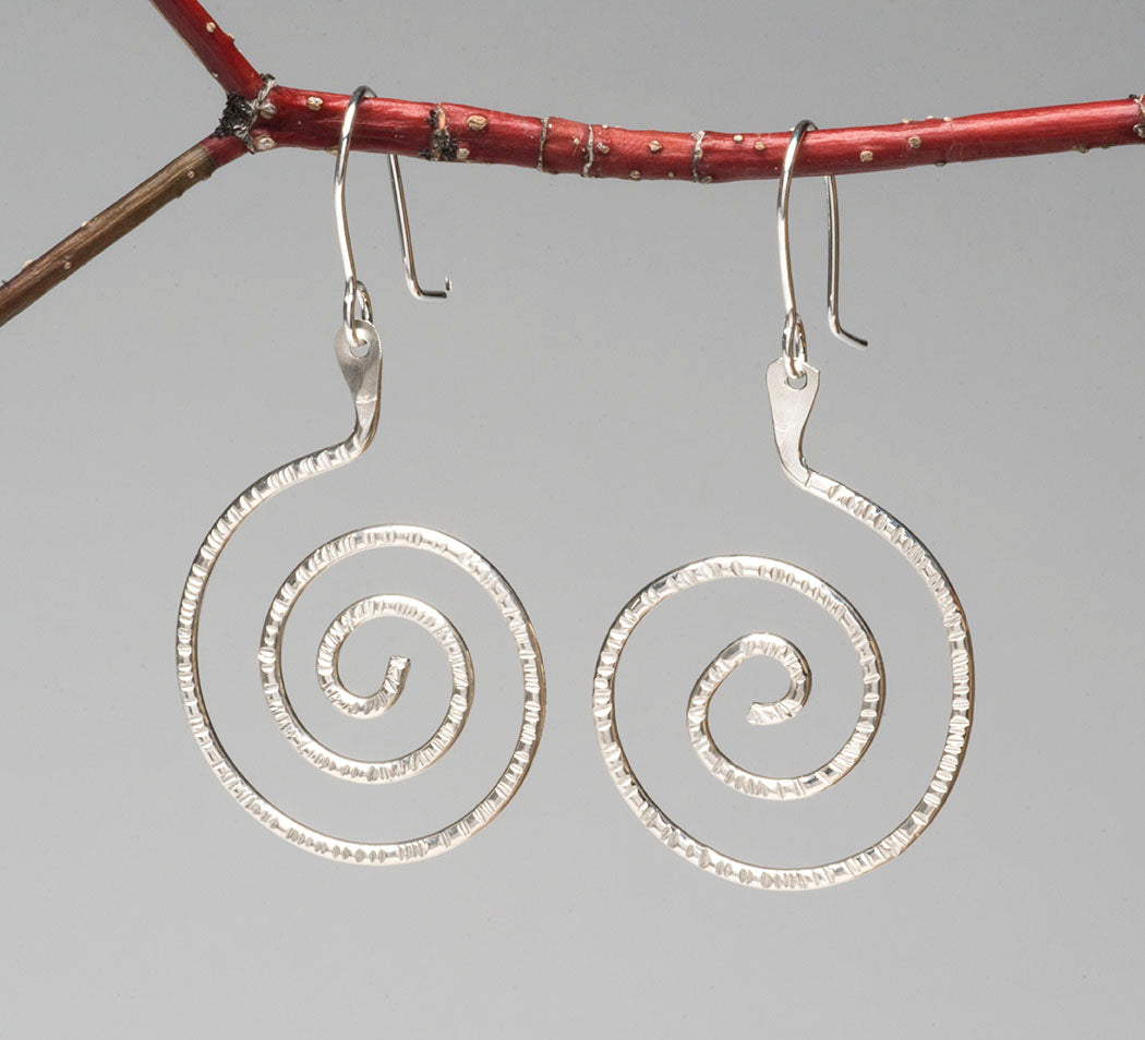 Modern Spiral Earrings