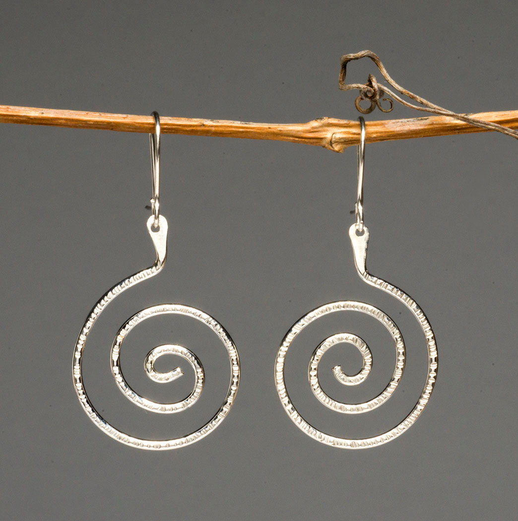 In Vogue Spiral Earrings