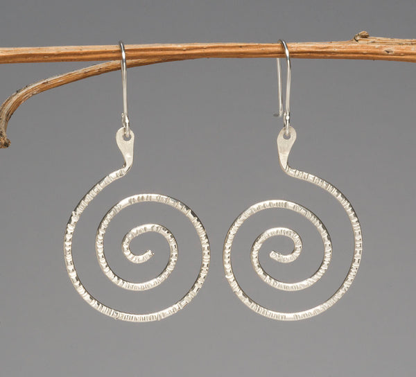 Spiral Dangle Earrings