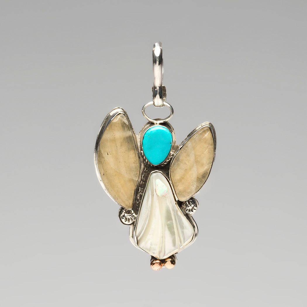 Carved Angel Pendant