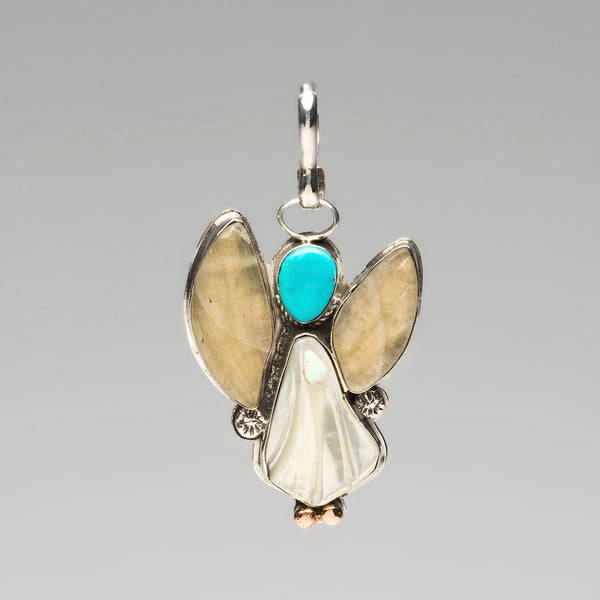 Carved Angel Pendant