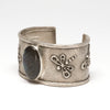 Shimmering Labradorite Tufa Cast Cuff Bracelet