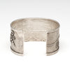 Shimmering Labradorite Tufa Cast Cuff Bracelet