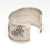 Shimmering Labradorite Tufa Cast Cuff Bracelet