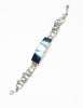 Unique Stone To Stone & Petit Point Link Bracelet