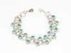 Elegant Lines Turquoise Link Bracelet