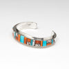 Dynamic Stone To Stone Cuff Bracelet