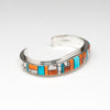 Dynamic Stone To Stone Cuff Bracelet