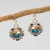 Blossoming Sunface Dangle Earrings