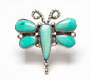 Natural Kingman Turquoise Dragonfly Ring