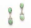 Natural Northern Lights Turquoise Dangle Earrings