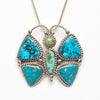 Kingman & Sonoran Turquoise Butterfly Pin/Pendant