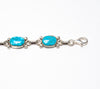 Natural Kingman Turquoise Link Bracelet