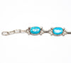 Natural Kingman Turquoise Link Bracelet