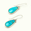 Natural Kingman Turquoise Drop Earrings