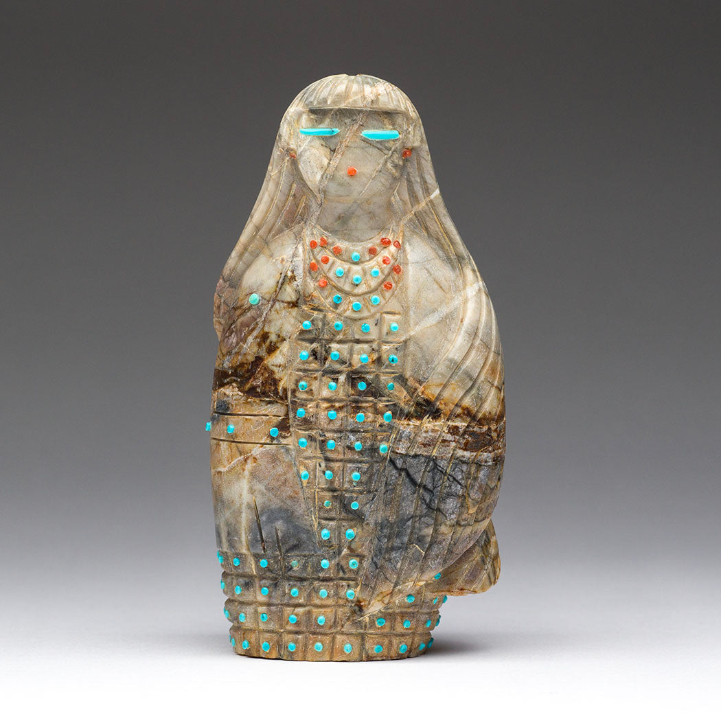 Turquoise-Studded Corn Maiden