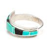 Handsome Channel Inlay Men's Ring