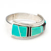 Handsome Channel Inlay Men's Ring