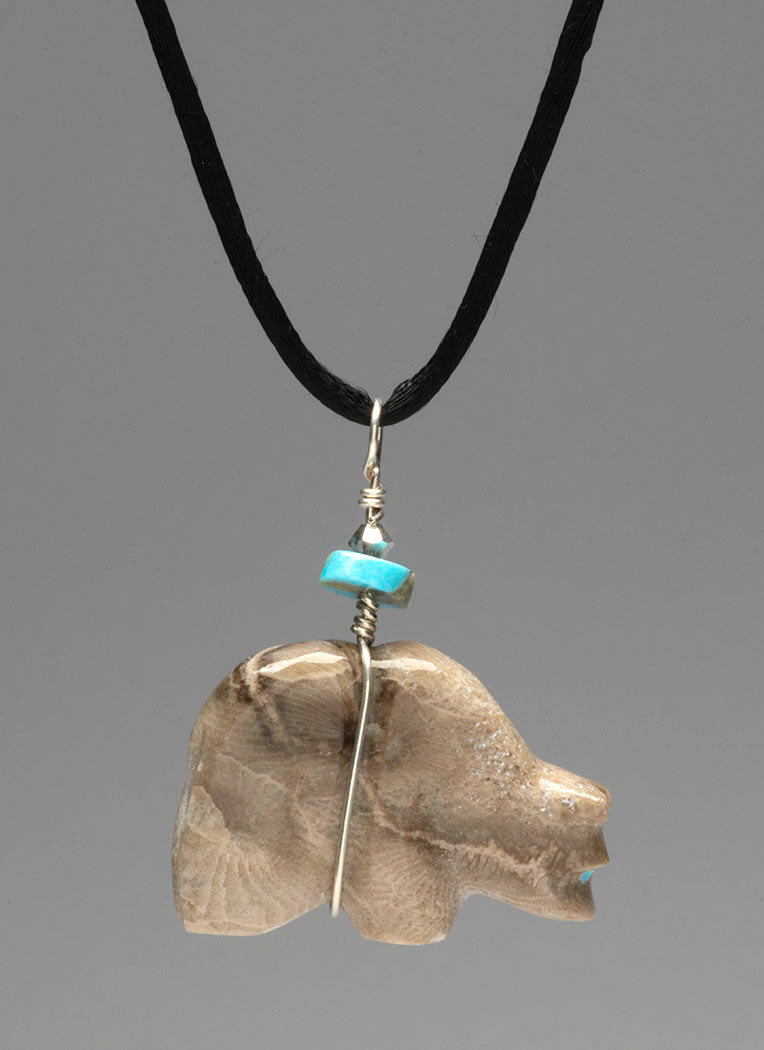 Ancient Marine Life Bear Pendant
