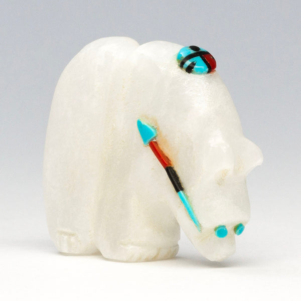 Heartlines & Sunface White Bear